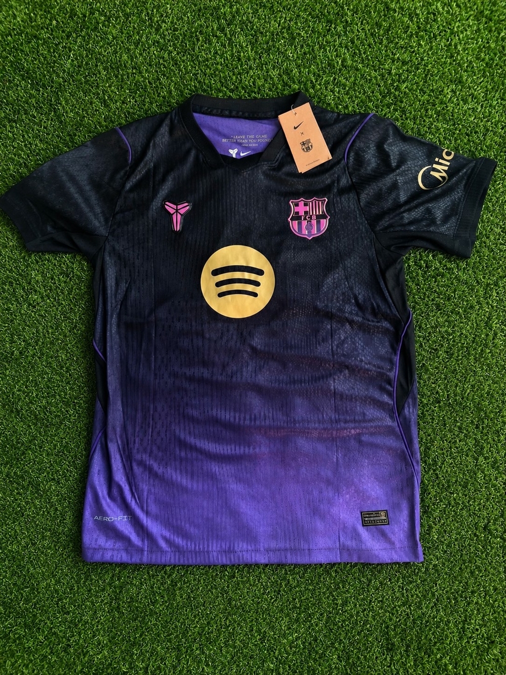 FC Barcelona 2025/26 Kobe Bryant Away Jersey Lamine Yamal #10 (Size:Large)